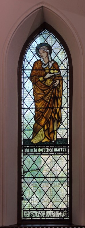 카이사레아의 성녀 도로테아_by Edward Burne-Jones_photo by Rodhullandemu_in the church of St Nicholas in Halewood_England.jpg